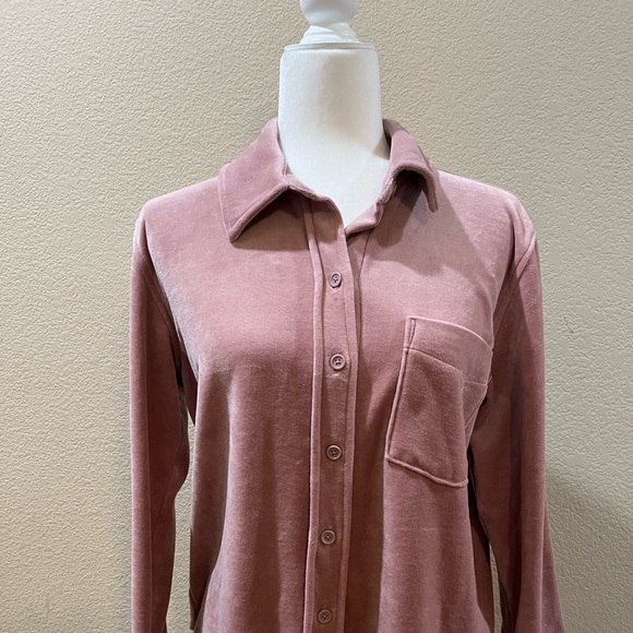 GAP Velour Shacket NWT - Picture 2 of 7